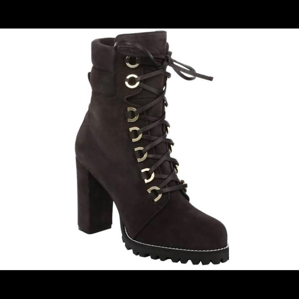 Stuart Weitzman Shackleton Lace Up Ankle Boots